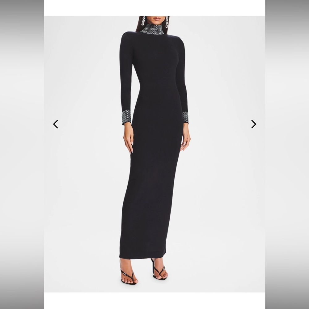 Monroe Embellished Cashmere-Blend Maxi Dress